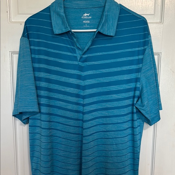 Men's Blue Striped Shirt - Picture 1 of 7
